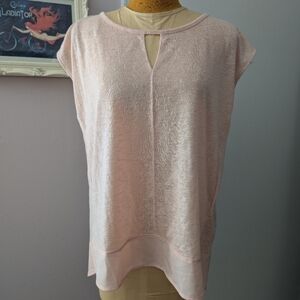 Women's NWT Calvin Klein Blouse size XL Oxidized Pink